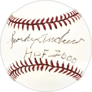 Sparky Anderson Auto 1995 WS Logo MLB Baseball Reds Tigers HOF 2000 JSA DD61295 - Picture 1 of 6