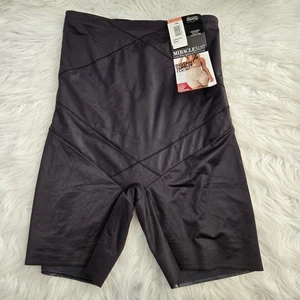 MIRACLESUIT 3X Instant Tummy Tuck Extra Firm High-Waist Thigh Slimmer 2419 Black - Picture 1 of 7