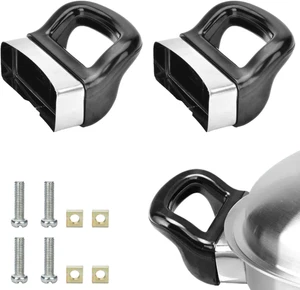 2 Stück Topf kurze Seitengriffe Ersatztopf Metallgriff Universal Pfannenseite  - Bild 1 von 12