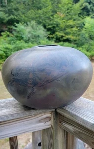 Tony Evans (1942-2009) MCM Raku Pottery Centerpiece Bowl Signed & Number 316 - Picture 1 of 15