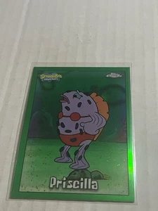 2025 Topps cromo Bob Esponja Priscilla algas refractor verde - Imagen 1 de 2