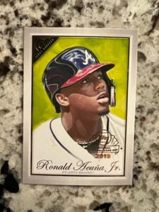 Tarjeta de vista previa 2019 Topps Gallery tarjeta de béisbol día Atlanta Braves Ronald Acuña Jr - Imagen 1 de 1