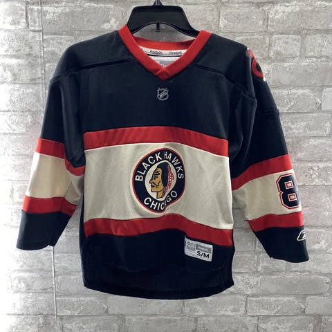 Vintage Reebok Chicago Blackhawks Hossa #81 Jersey Youth S/M EUC Cover