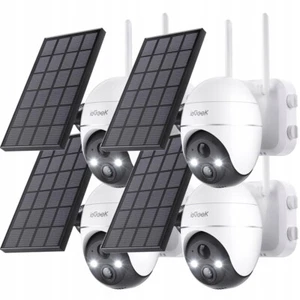 ieGeek 5MP Solar Security Camera System Wireless Home WiFi Outdoor Night Vision - Picture 1 of 13