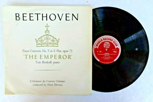 BEETHOVEN-PIANO CONCERTO NO.5 YURI BOUKOFF PIANO WORLD RECORD CLUB TP239 - Picture 1 of 1
