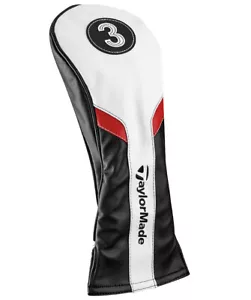 TaylorMade Premium Fairway Wood Headcover B1587501 White/Black/Red 2017 New - Picture 1 of 1
