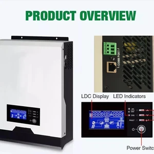 3KVA 24V 2400W High Frequency Hybird Off Grid Inverter Built in 40A MPPT Control - Picture 1 of 7