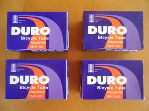 Four-4-New 700 X 35/43C--27" X 1-3/8" 60mm PRESTA BICYCLE TUBE Road Fixie 38c - Picture 1 of 1