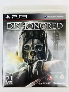 PS3 Dishonored Sony PlayStation 3, 2012 Black Label Complete in Case w/Manual - Foto 1 di 5