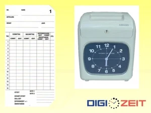 Zeiterfassung Stempeluhr AMANO BX 1500 überholt mit Garantie - Bild 1 von 5