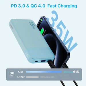 USB Power Bank Portable Fast Charge 10000mAh 35W Battery Pack For Phone Laptop - Picture 1 of 7