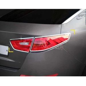K-595 Chrome Rear Tail Lamp Light Cover Molding for Kia Optima / K5 2014-2015 - Picture 1 of 6