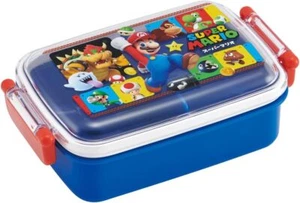 Skater Bento Box 450ml Super Mario 23 Antibacterial for Children Made in Ja - Picture 1 of 7