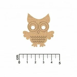 MDF Wood Owl Engraved - Picture 1 of 2