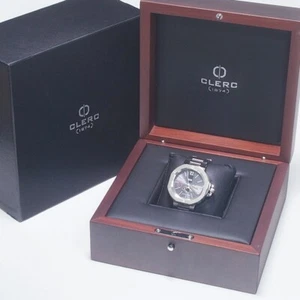 CLERC GENEVE I8 RMA20 Icon 8 power reserve SS gray automatic case size 44mm - Picture 1 of 8