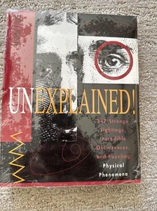UNEXPLAINED!: 347 STRANGE SIGHTINGS, INCREDIBLE Jerome Clark New BOOK SEALED - Imagen 1 de 4
