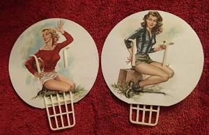 Glamorous Ladies On Drip Mats - Caffe Centrale Piazza Ugo Bassi In Ancona. - Picture 1 of 3