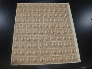 USA 1929 Sc#670 1 1/2c Harding Nebr.Overprint Sheet of 100 Stamp MNH XF - Picture 1 of 2