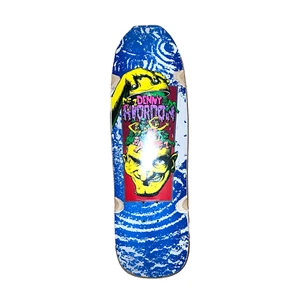 Toxic Denny Riordon Blue Colorway Toxic Skateboard Deck - Picture 1 of 5