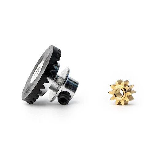 Engrenagem em linha NSR 6702EVO3 3/32 27T e pinhão 10T EVO3 ultraleve com cubo balanceado - Imagem 1 de 1