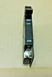SQUARE D TYPE XO XO120 CIRCUIT BREAKER 20A 20 AMP 1P 1 POLE 120/240VAC - Picture 1 of 4