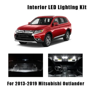 11pcs White LED Bulbs Interior Map Light Kit For Mitsubishi Outlander 2013-2019 - Picture 1 of 7