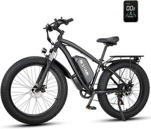 26" Electric Mountain Bike 32Mph 1500W Dirt Bike 4.0" Fat Tire Ebikes 48V 20.8Ah - Picture 1 of 8