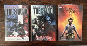Stephen King The Dark Tower The Stand Marvel Hardcover Graphic Novels Book Lot - Picture 1 of 9