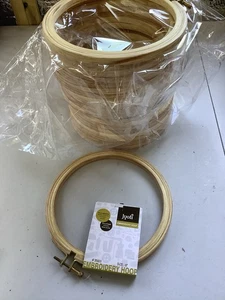 Job Lot of 20 x Wooden Embroidery Hoops 6” - Picture 1 of 1