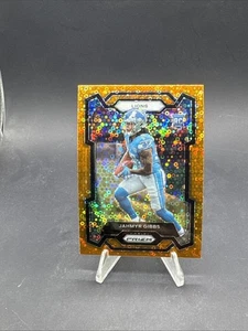 Jahmyr Gibbs Orange Disco Prizm RC 2023 Panini Prizm #331 Detroit Lions B7 - Picture 1 of 5