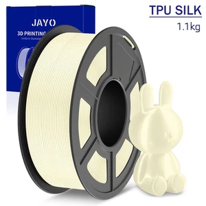 JAYO 1.1KG TPU SILK 98A 1.75mm Flexible 3D Printer Filament FDM Good Elasticity - Picture 1 of 7