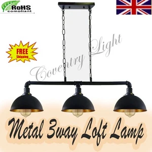 Decken Pendelleuchte Schirm Industrial Metall Lampe Hängeleuchte Vintage Retro Modern - Bild 1 von 13
