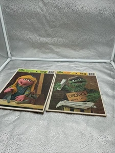 2 Vintage Sesame Street Puzzles 1981 Vintage Whitman Frame Tray Puzzle 80s - Picture 1 of 3