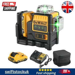 DeWalt DW089LG 12V Green Line 3 x 360 Laser Level Laser Tool battery + charger - Picture 1 of 8