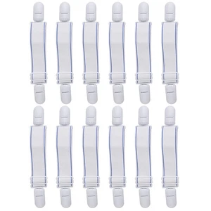 Colchón de 12 piezas con hebilla de sábana para detener clips de edredón deslizantes sujetadores - Imagen 1 de 10