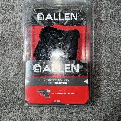 FUNDA DE CADERA DE NAILON CORTEZ TALLA 05 ALLEN NUEVA NEGRA - PAQUETE CIERRE A PRESIÓN  Foto 1 de 4