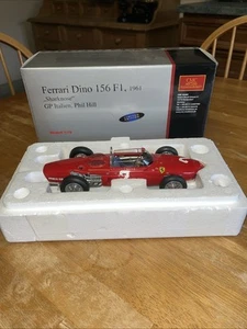 CMC FERRARI DINO 156 F1 1961 SHARKNOSE 1:18 PHIL HILL DIECAST MODEL LTD EDITION - Picture 1 of 14