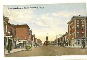 Broadway looking South Rochester MN Minn Minnesota - Picture 1 of 1