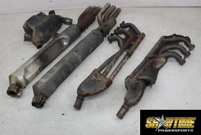 88-00 HONDA GOLDWING 1500 GL1500 EXHAUST HEADERS CHAMBER MUFFLERS PIPE (READ) - Image 1 of 4