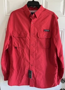 NWT Polo Ralph Lauren Mens L Nylon Utility Shirt Hunting Outdoor Fishing Vented - Picture 1 of 10