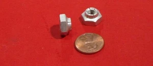 Cadmium Wide Heavy FlexLoc Hex Nut RH, 1/4"-20 x 1/2" W x 19/64" H, 10 Pc - Picture 1 of 6