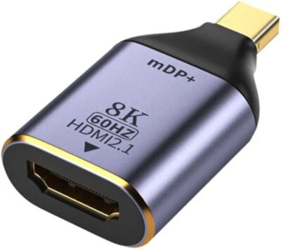 CY Mini DP DisplayPort 1.4 Quellstecker auf HDMI 2.0 Display 8K 60Hz UHD 4K - Bild 1 von 4