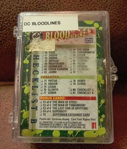 1993 Skybox DC Bloodlines Complete 81-Card Base Set - Picture 1 of 3