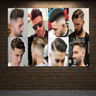 Best Pretty Boy Haircuts Poster Wall Hanging Edgy Hairstyles For Guy Banner Flag