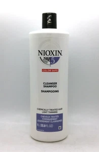 Sistema de champú limpiador Nioxin 33,8 oz 5 cabello tratado químicamente T14 - Imagen 1 de 2
