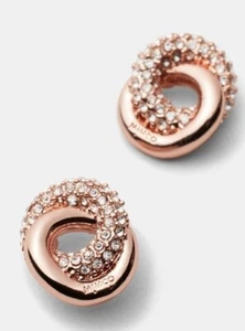 Mimco Resonance Stud Earrings In Rose Gold RRP$49.95 - Picture 1 of 10