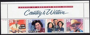 Scott #2774a (2771- 74) Country & Western Title Plate Block of 4 Stamps - MNH - Picture 1 of 2