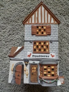 Dept 56 Dickens Village Series POULTERER One of Merchant Shops 59269 - Retired - Picture 1 of 9