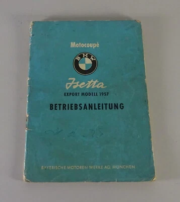 Manual de instrucciones / Manual BMW Isetta Export de 1957 Foto 1 de 4