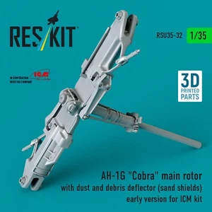 Rotor principal AH-1G Cobra con deflector de polvo y escombros versión temprana para (ICM) 1:35 - Imagen 1 de 2
